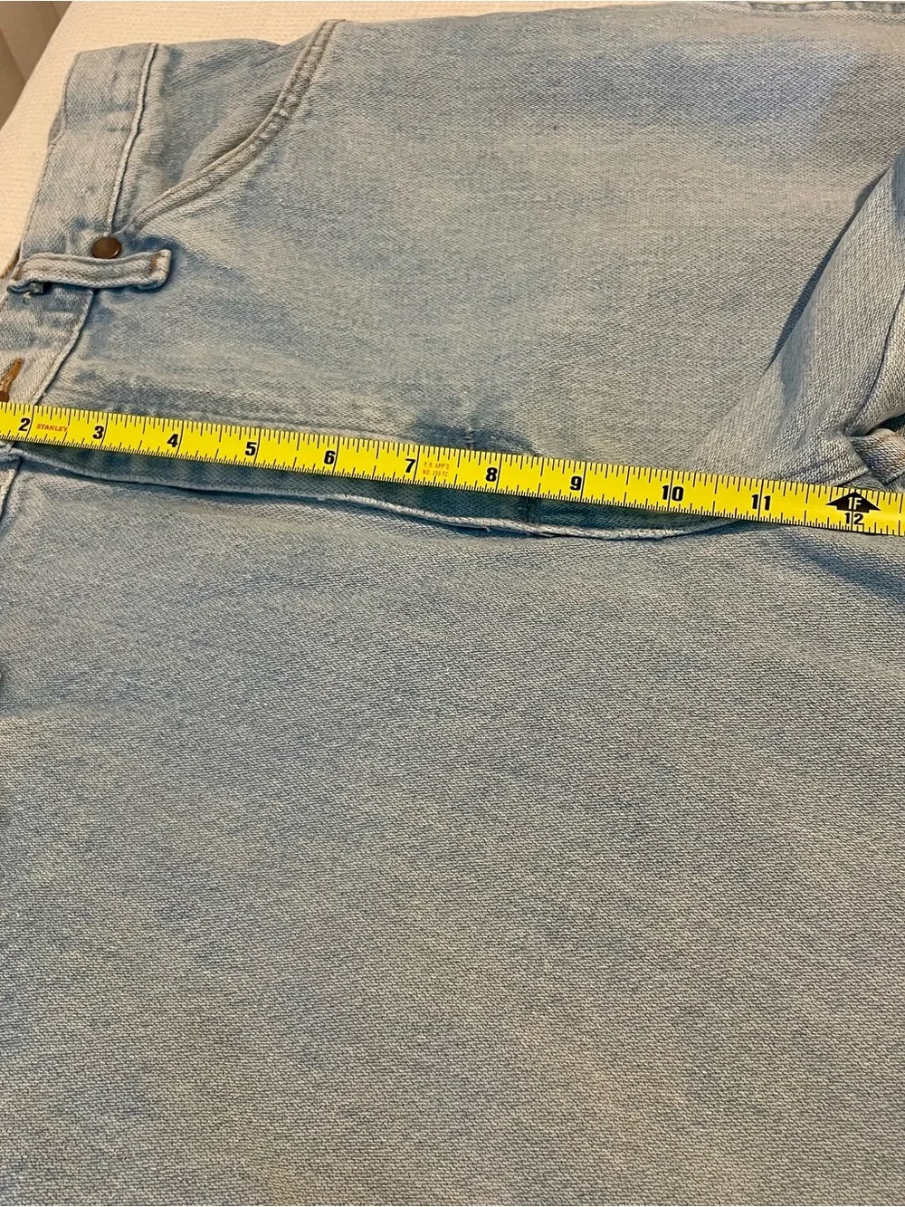 Wrangler 13MWZGH Cowboy Cut Original Fit Jeans Mens 33x34 Light Blue